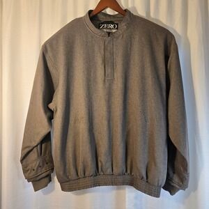 Zero Restriction Golf Outerwear Jacket Men XL Pullover 1/4 Snap USA Made